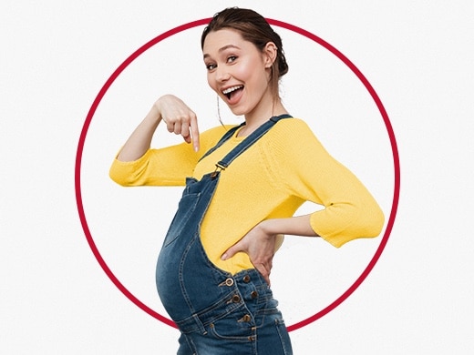 Fiatal terhes nő