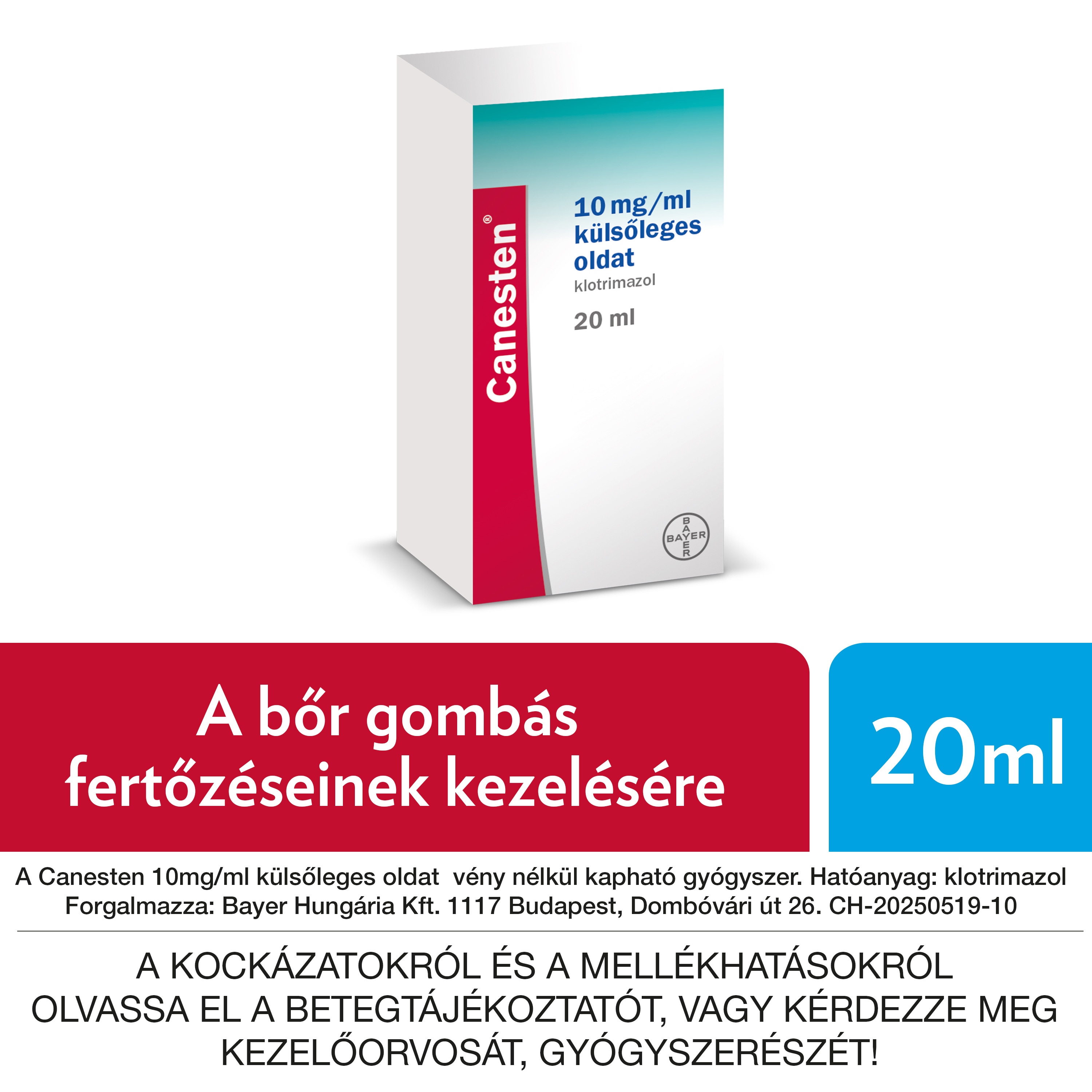 Canesten 10 mg/ml külsőleges oldat