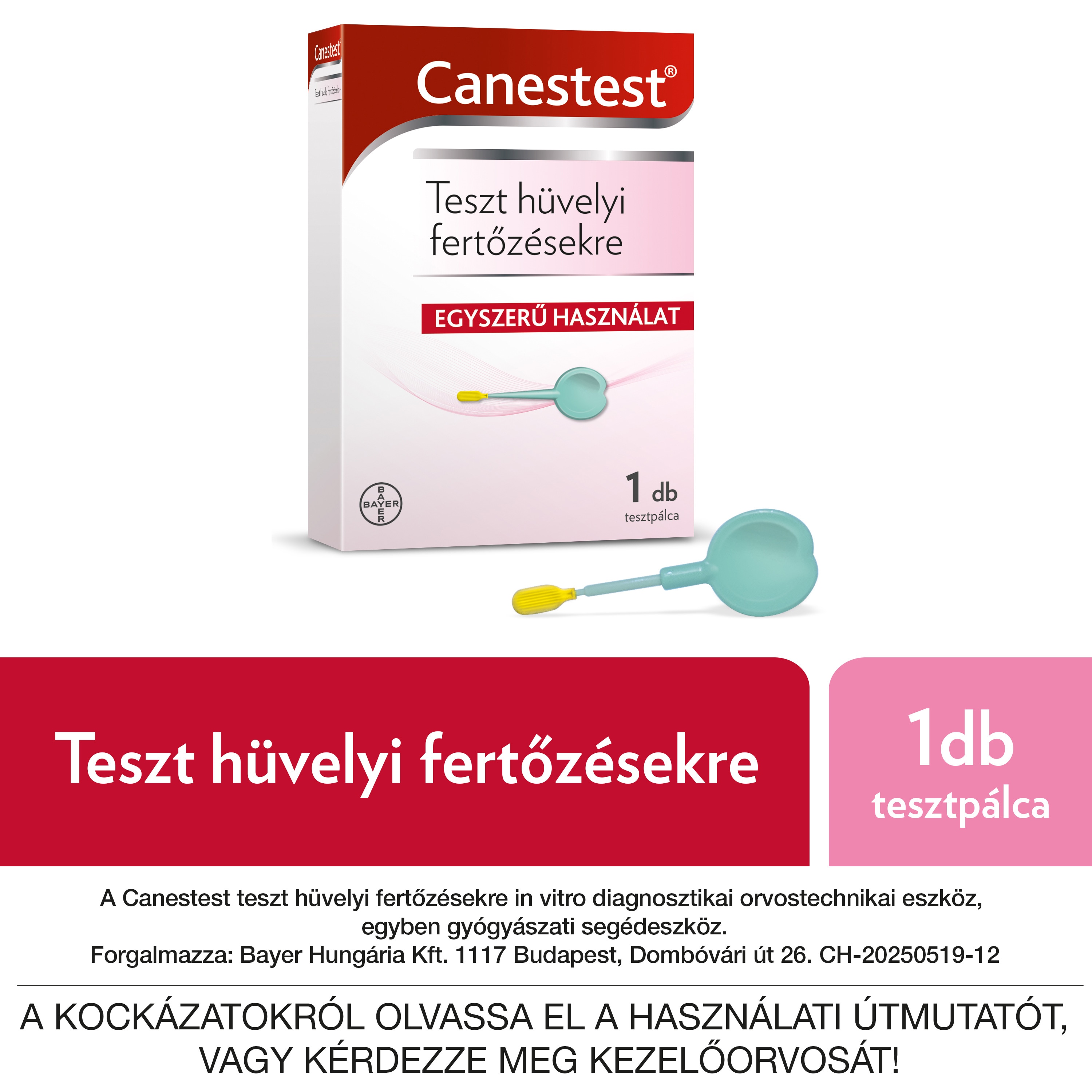 Canestest teszt hüvelyi fertőzésekre